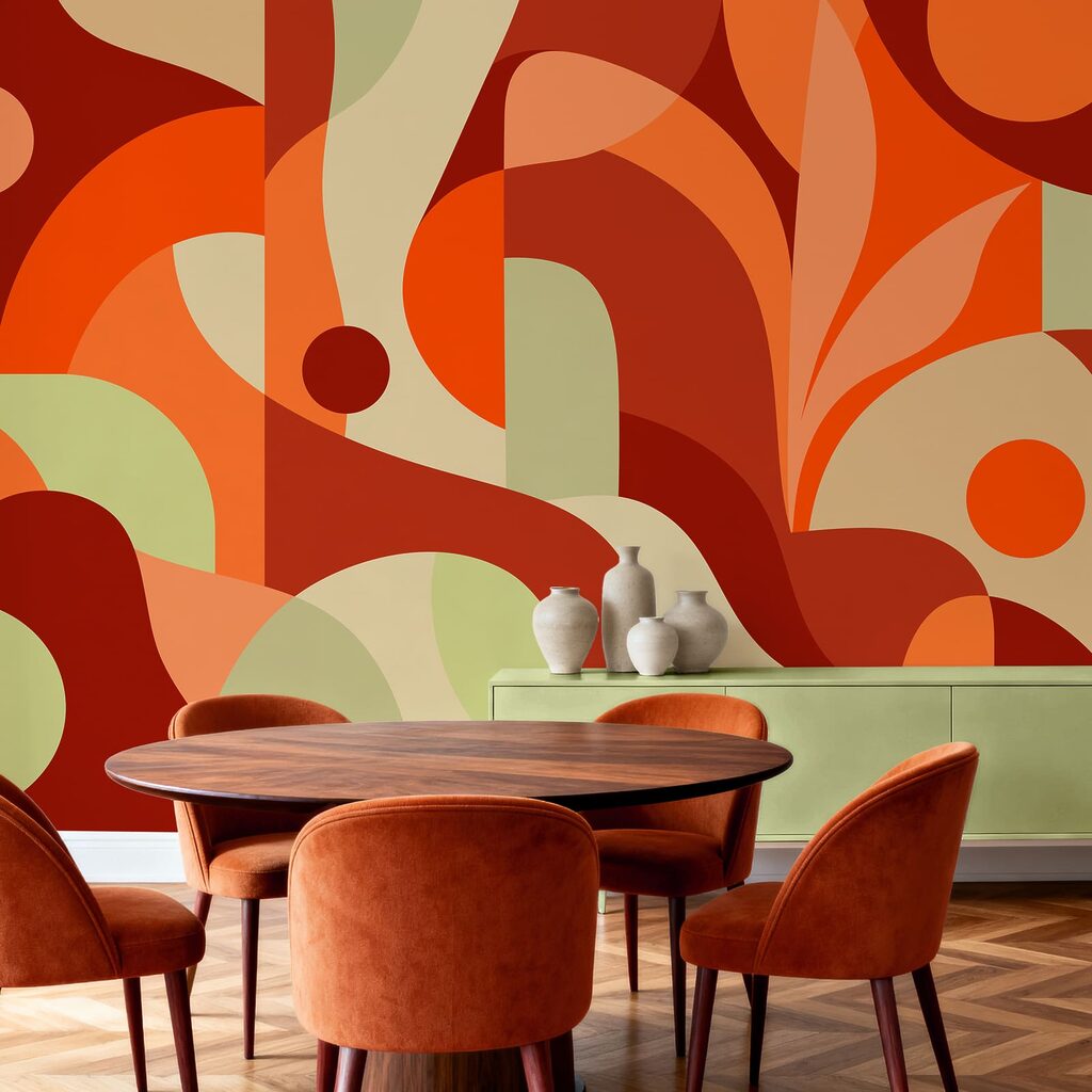 Bandas coloridas con ramitas — interior 1