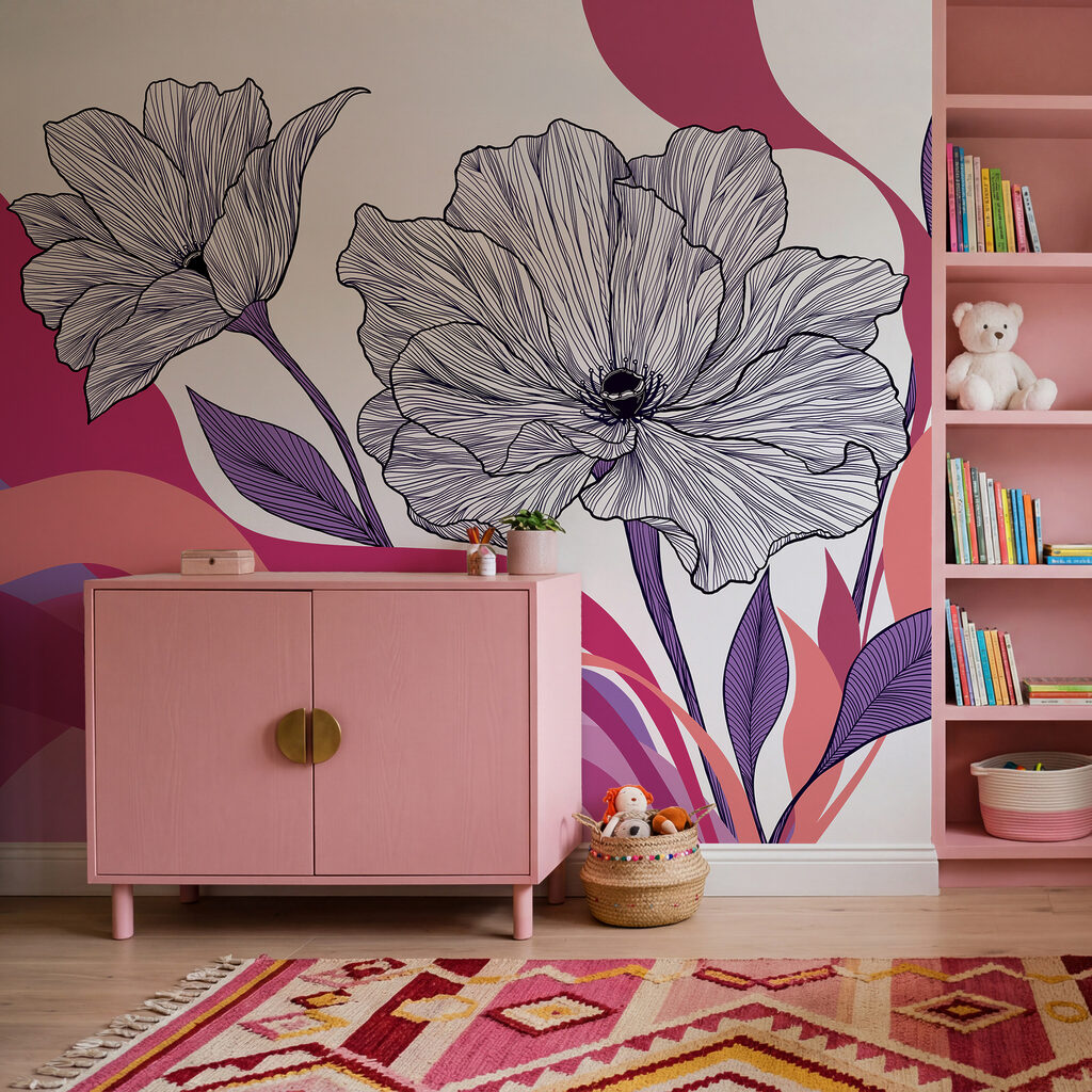Flores sobre bandas — interior 3