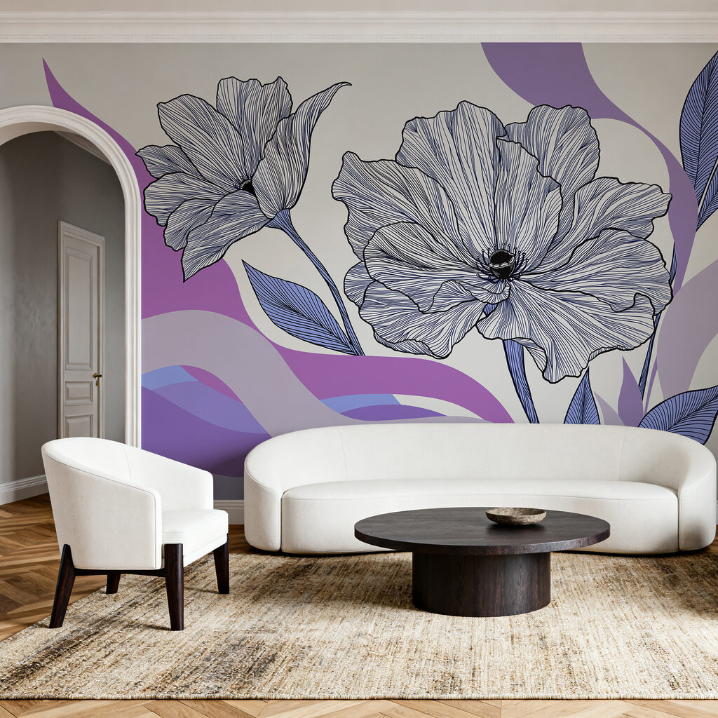 Flores sobre bandas — interior 2