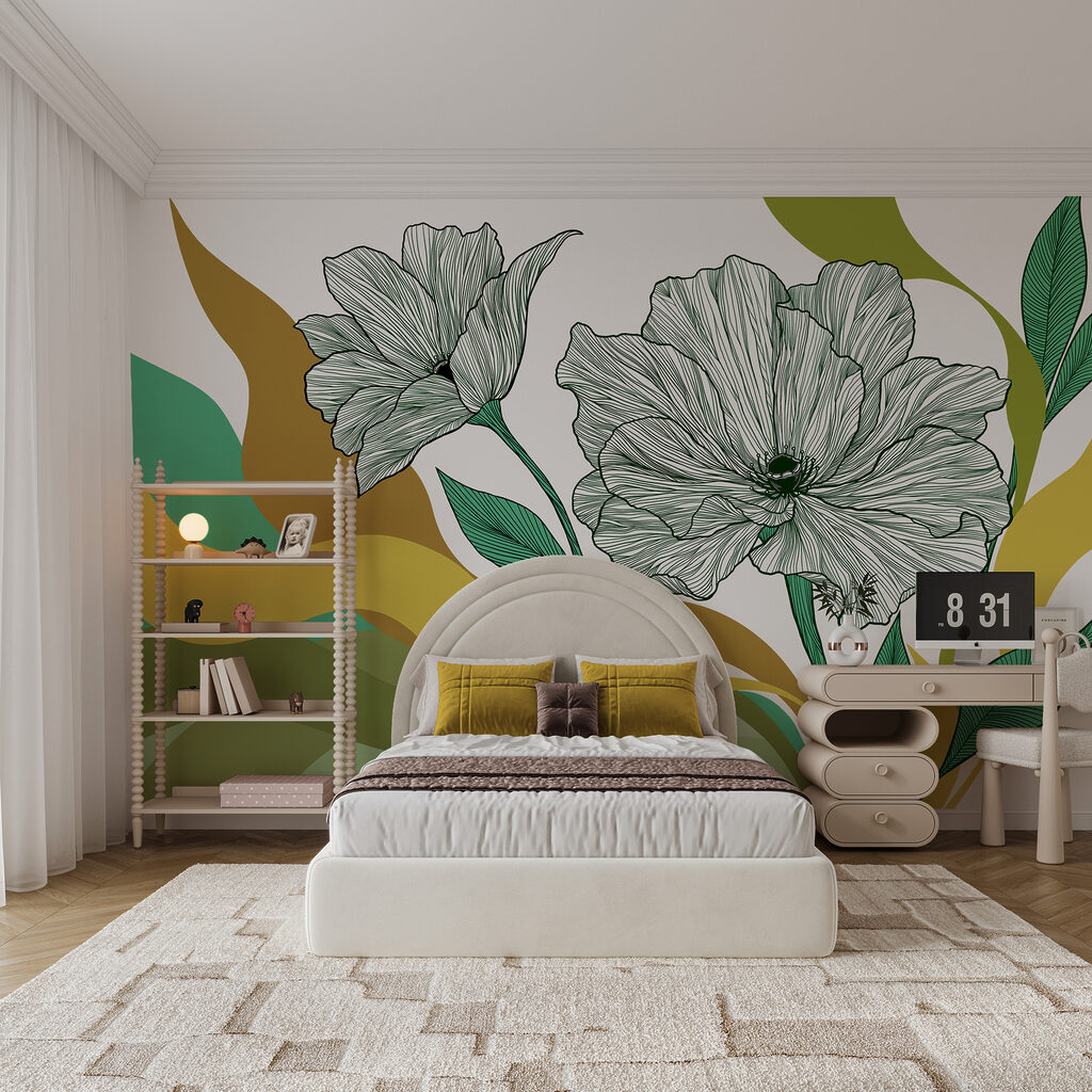 Flores sobre bandas — interior 3