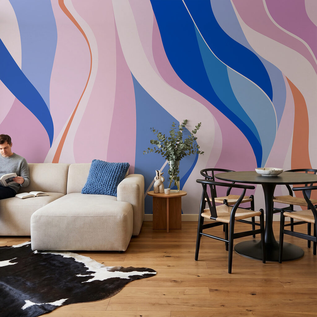 Cintas de color ondulantes — interior 1