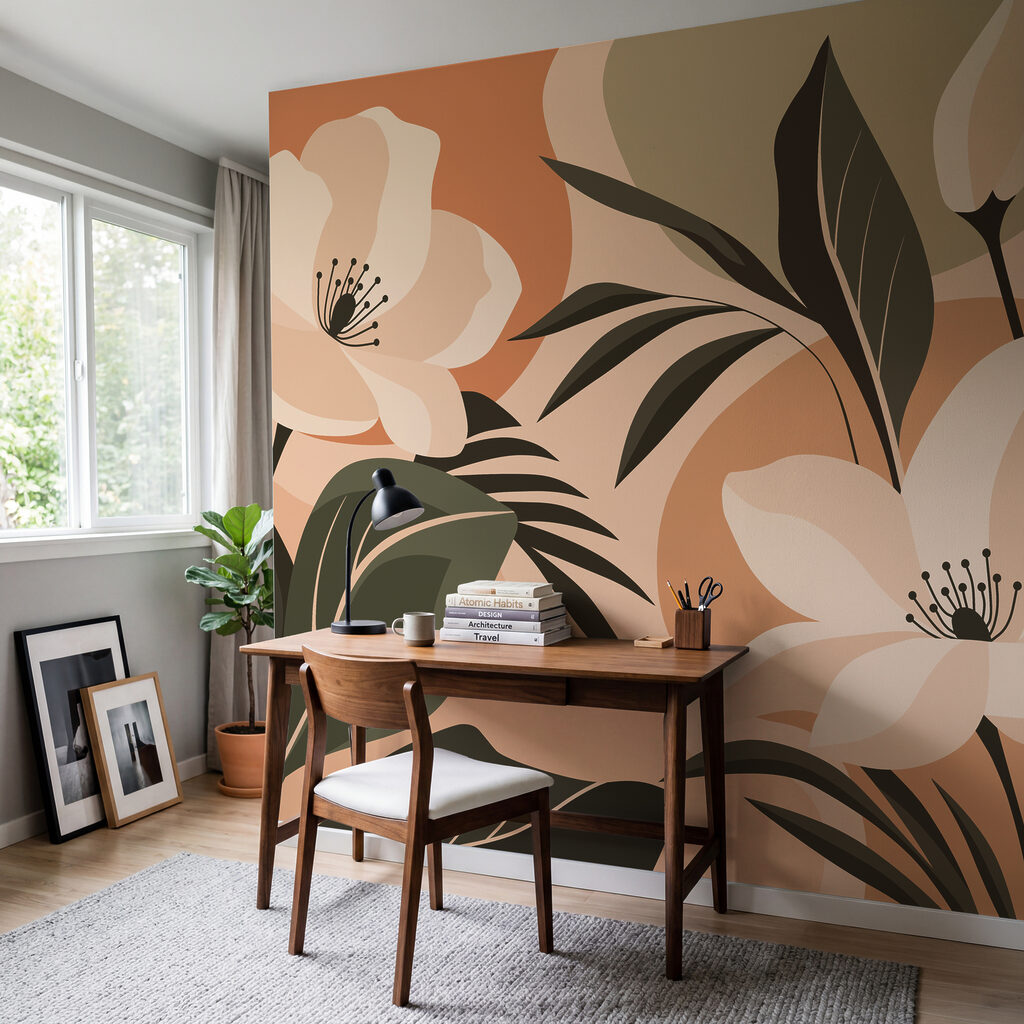 Flores entre hojas — interior 4