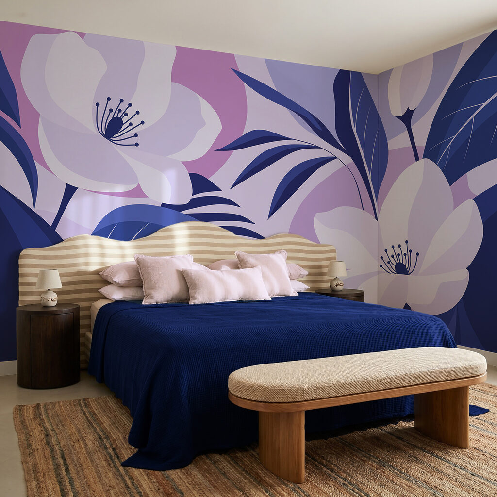 Flores entre hojas — interior 1