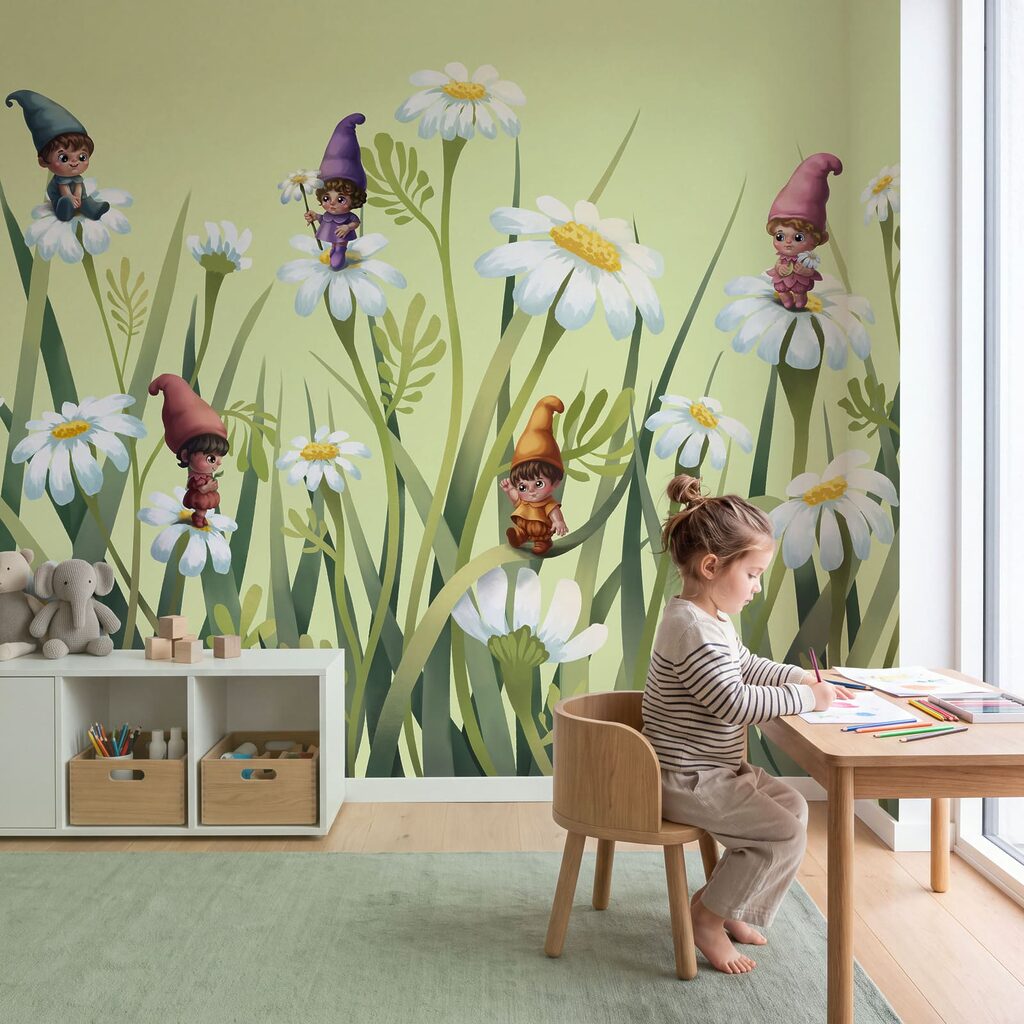 Duendes entre flores altas — interior 3
