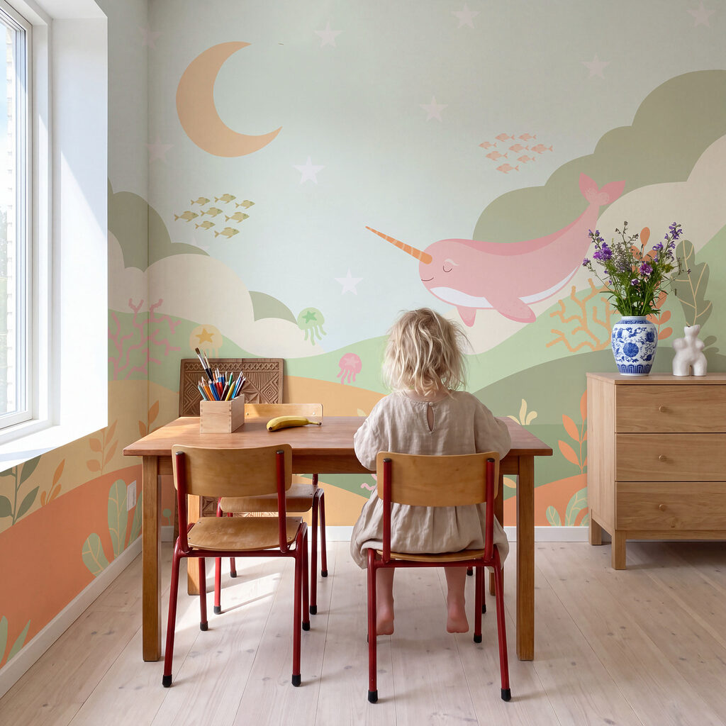 Narval sobre jardines marinos — interior 4