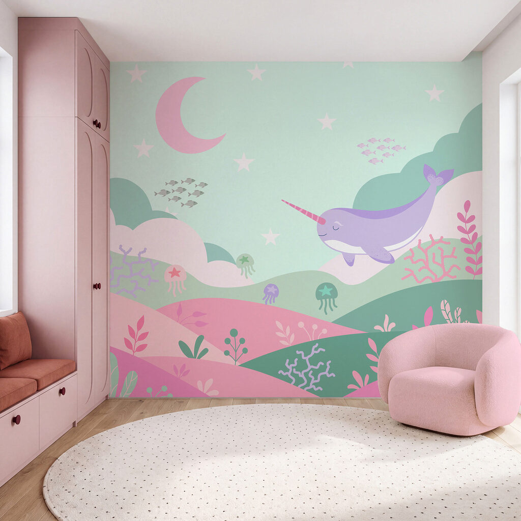 Narval sobre jardines marinos — interior 2