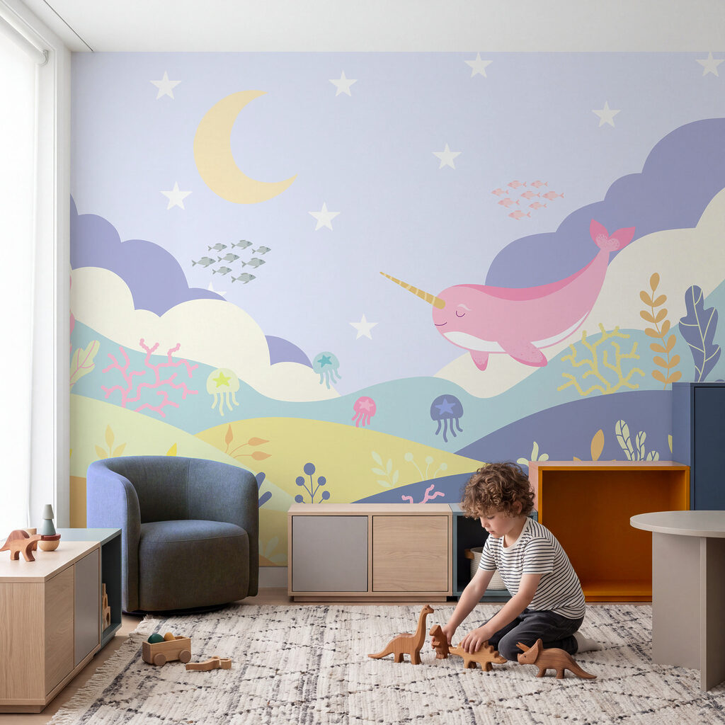 Narval sobre jardines marinos — interior 3