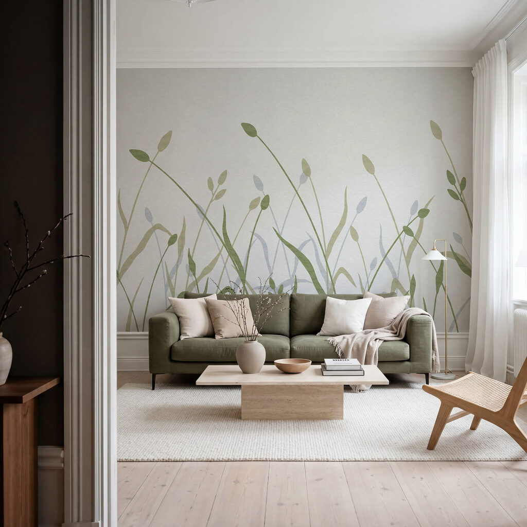 Pradera en líneas finas — interior 1