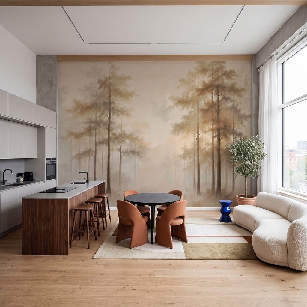 Árboles en la niebla — interior 3