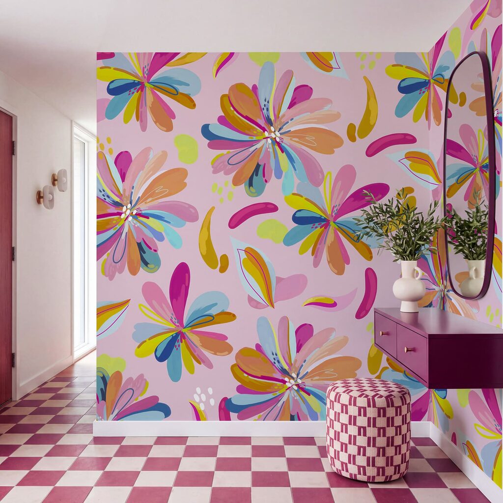 Formas florales repetidas — interior 2