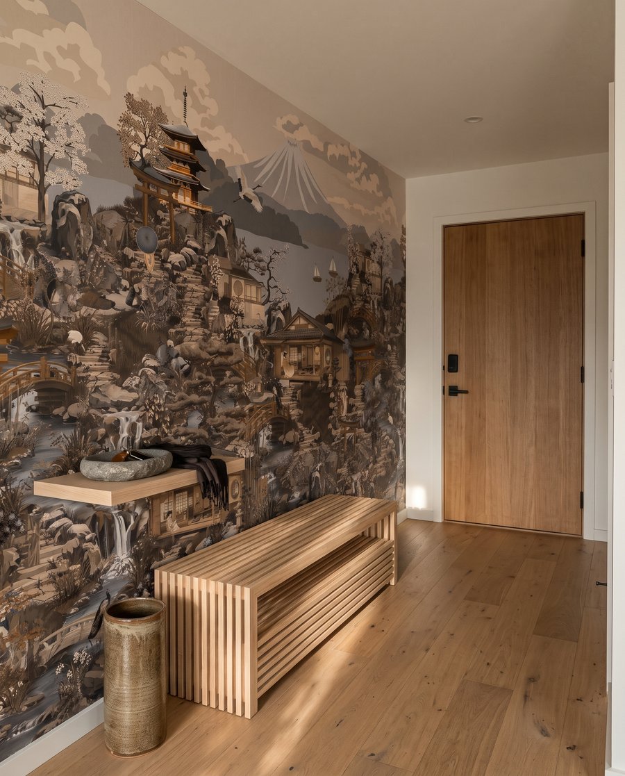 Pagodas en paisaje denso — interior 5
