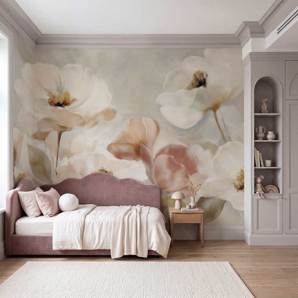 Flores crema en pinceladas — interior 4