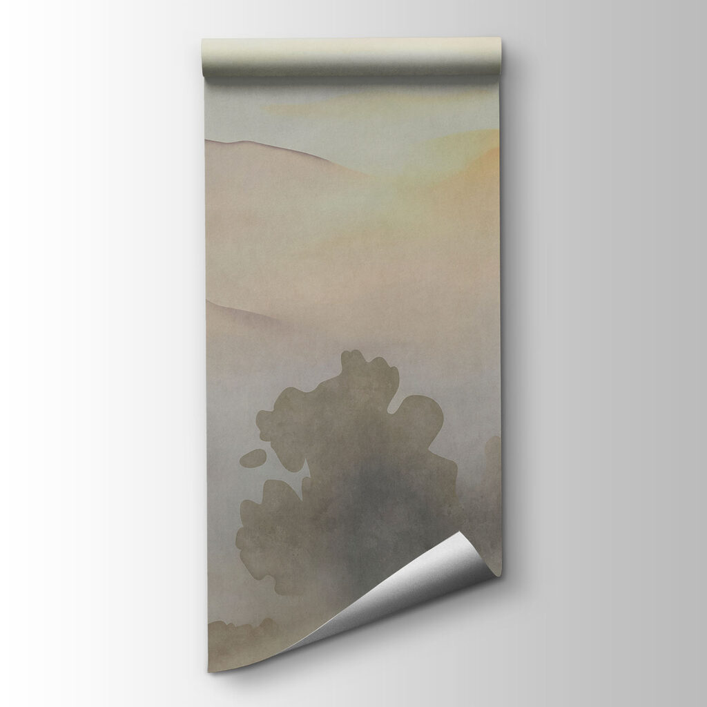 Lago en niebla matinal — vista del producto