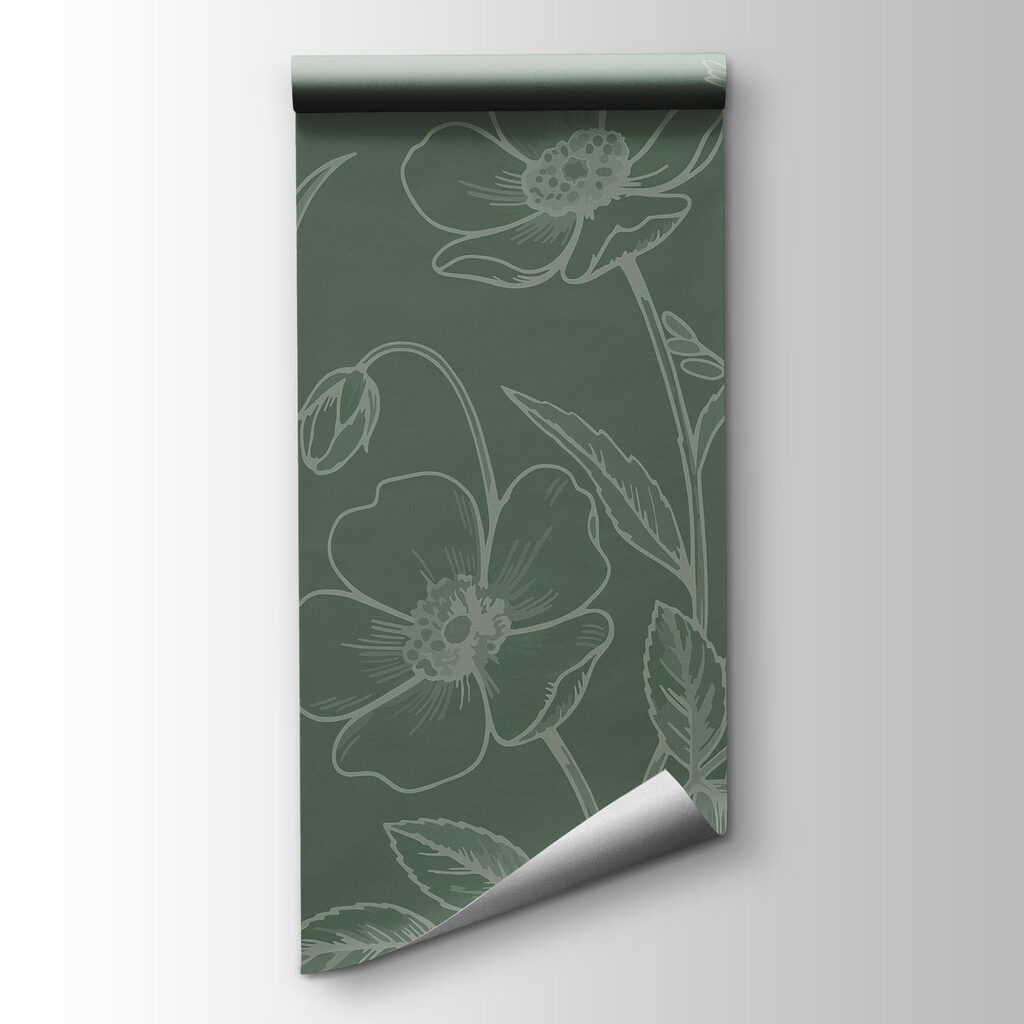 Líneas florales finas — vista del producto