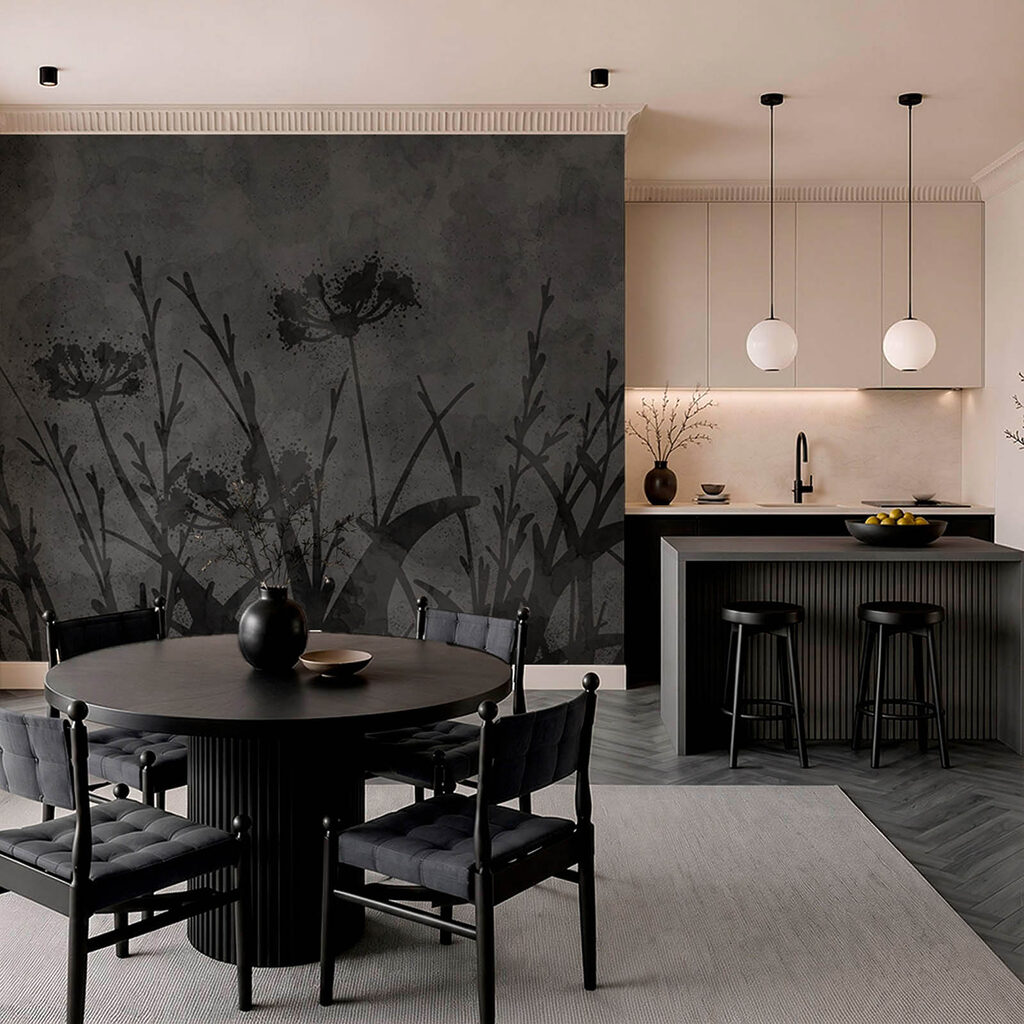 Flores en sombra oscura — interior 3
