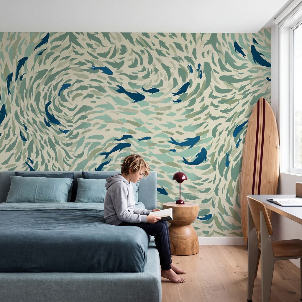 Peces entre corrientes — interior 1