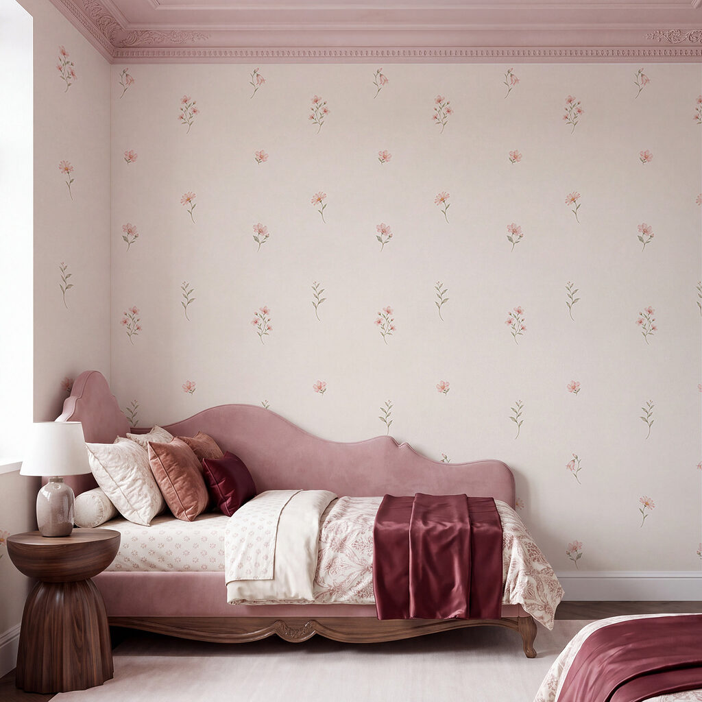 Florecillas rosas con espacio — interior 3