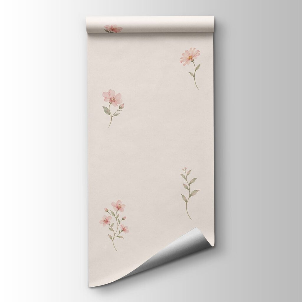 Florecillas rosas con espacio — vista del producto