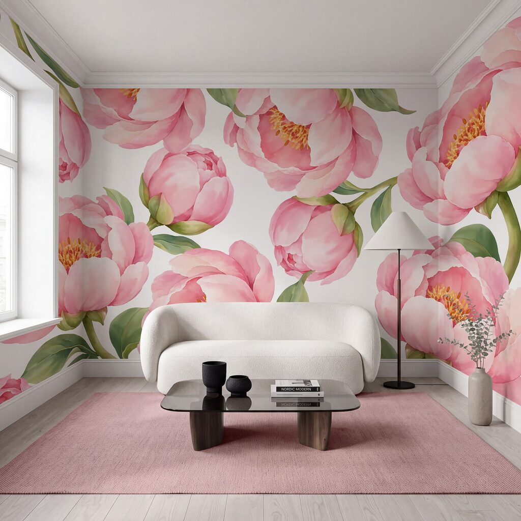 Flores rosas abiertas — interior 3