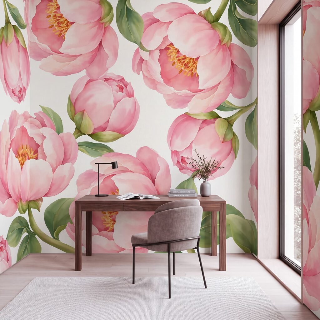 Flores rosas abiertas — interior 7