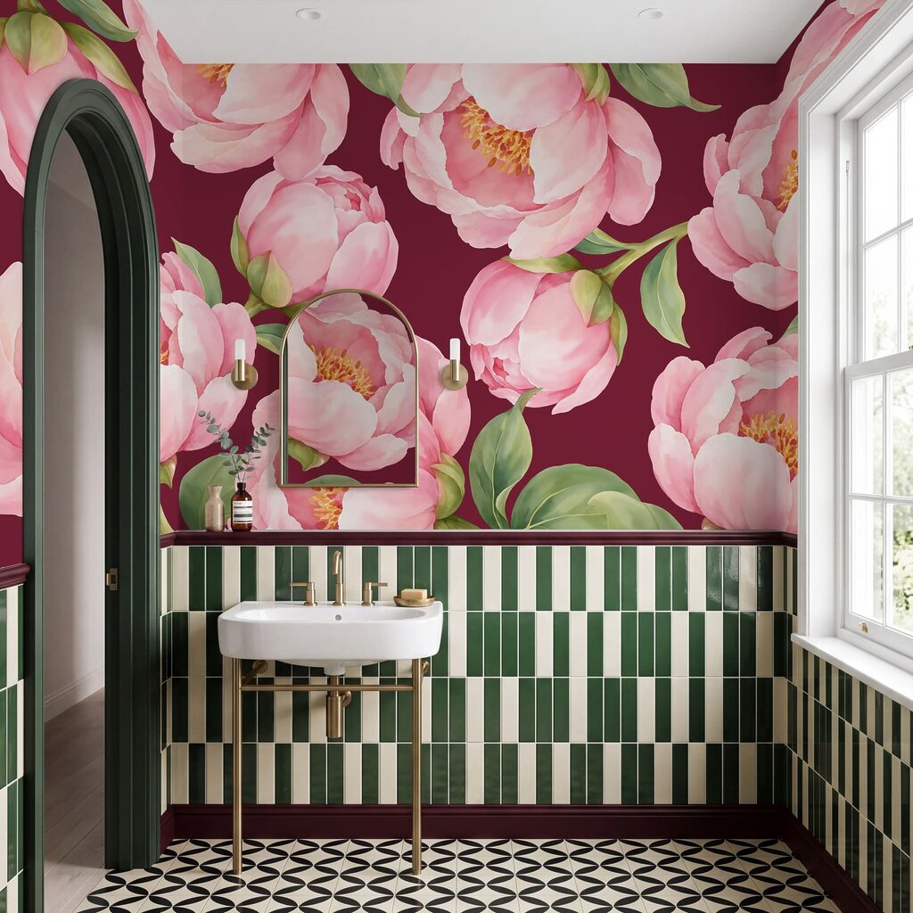 Flores rosas abiertas — interior 1