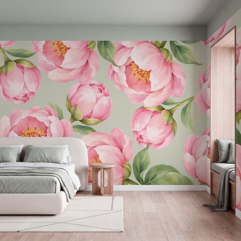 Flores rosas abiertas — interior 1