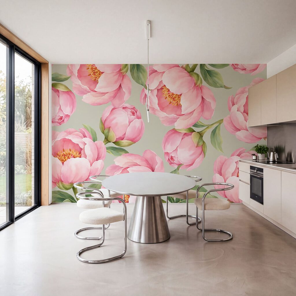 Flores rosas abiertas — interior 3