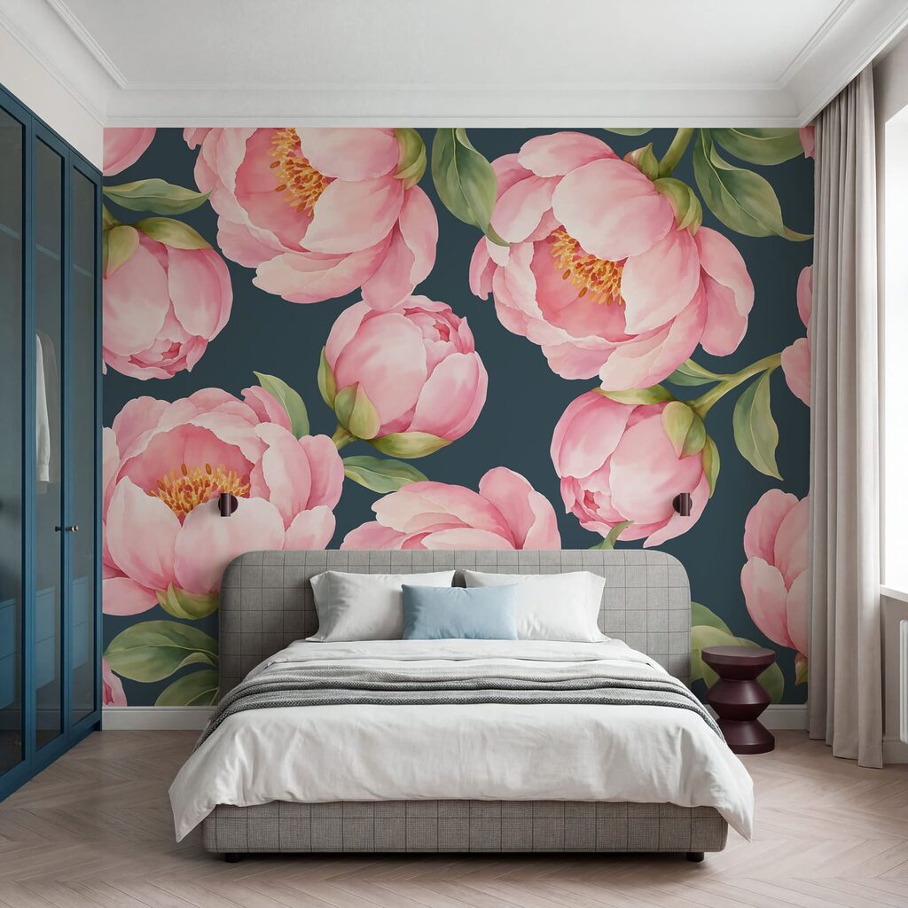 Flores rosas abiertas — interior 1