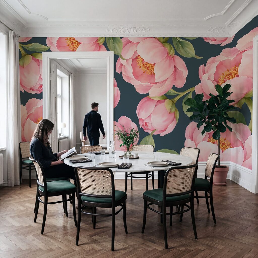 Flores rosas abiertas — interior 4