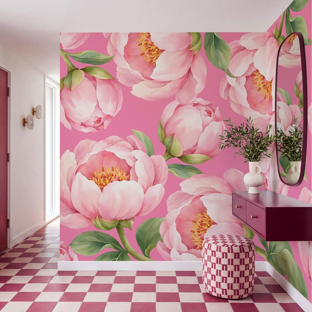 Flores rosas abiertas — interior 1