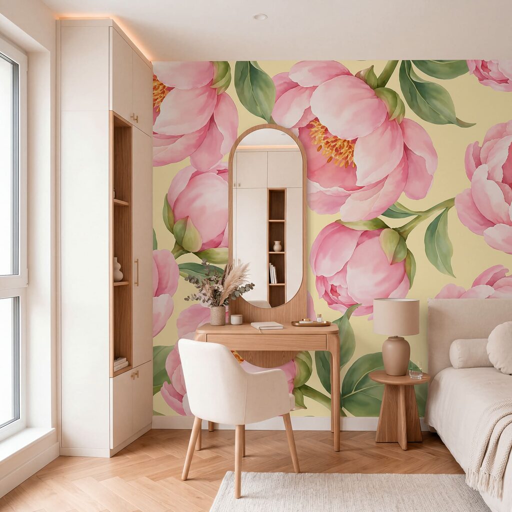 Flores rosas abiertas — interior 1