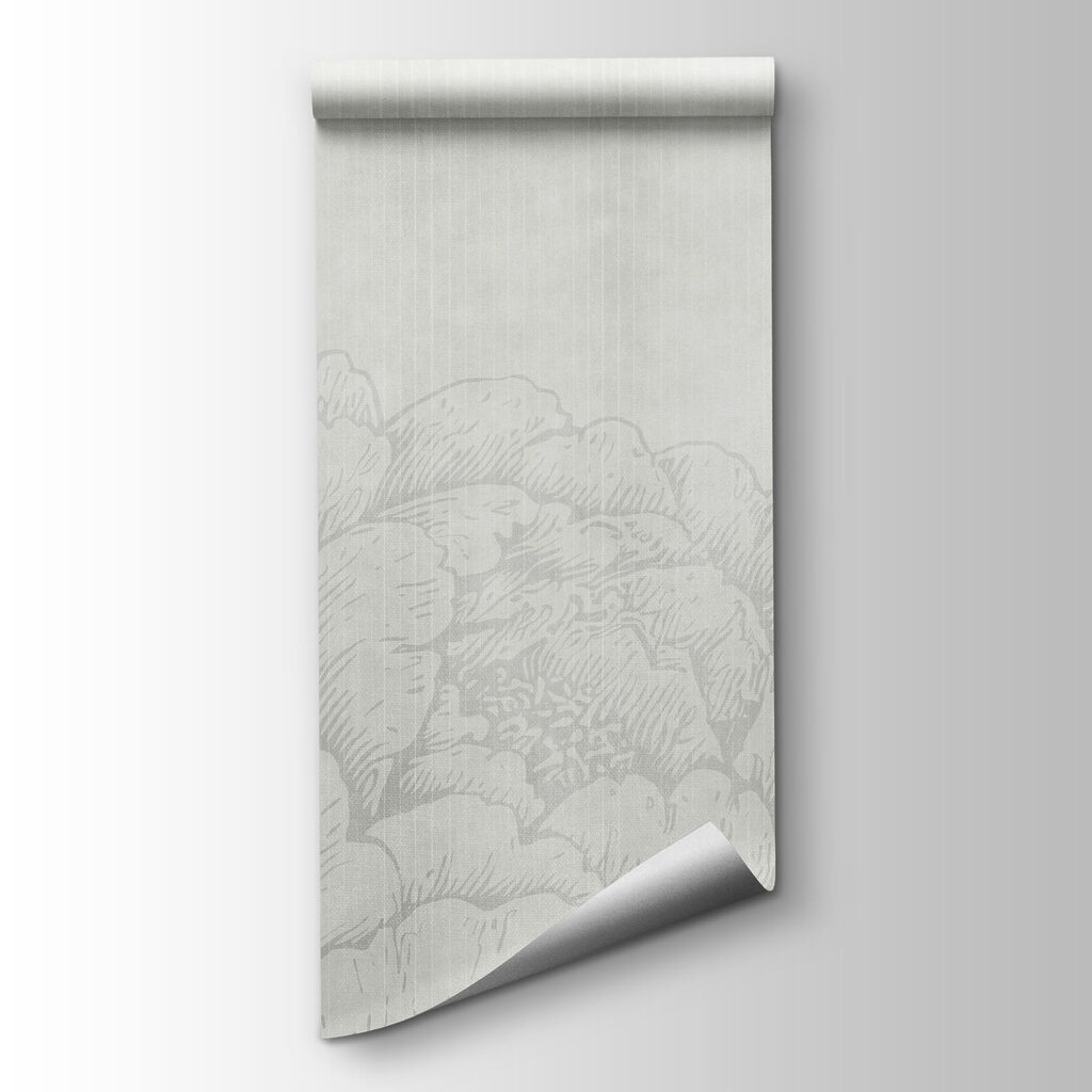 Contornos florales en franjas — vista del producto