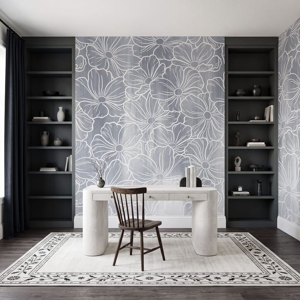 Líneas florales sobre bruma — interior 5