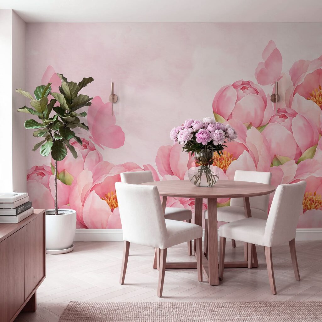 Mariposas sobre bordes florales — interior 5