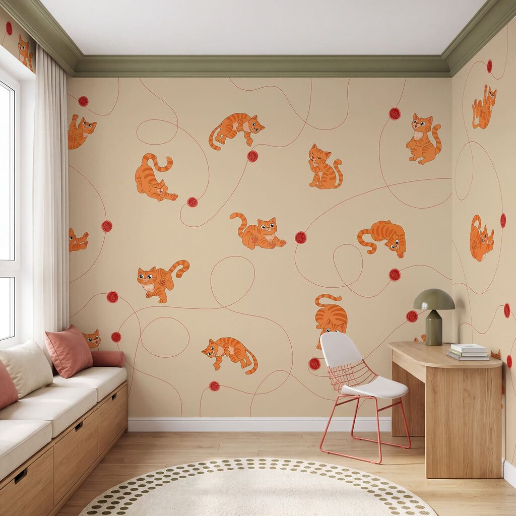 Gatitos con ovillos rojos — interior 2