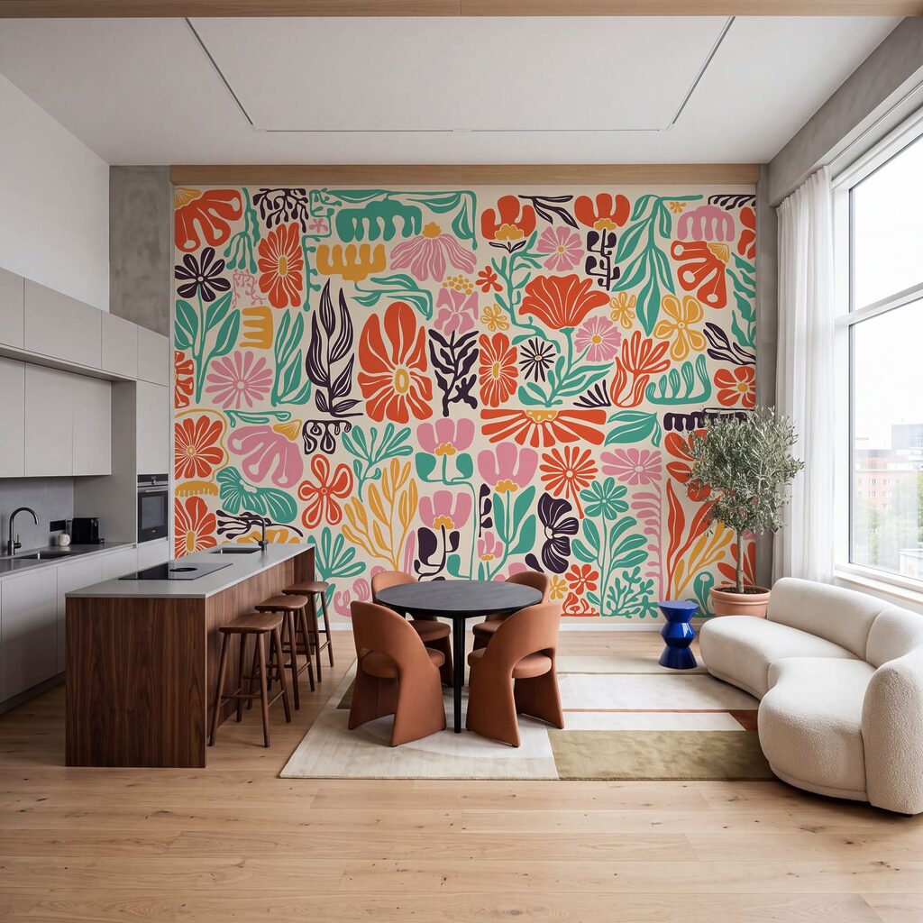 Flores tropicales recortadas — interior 2