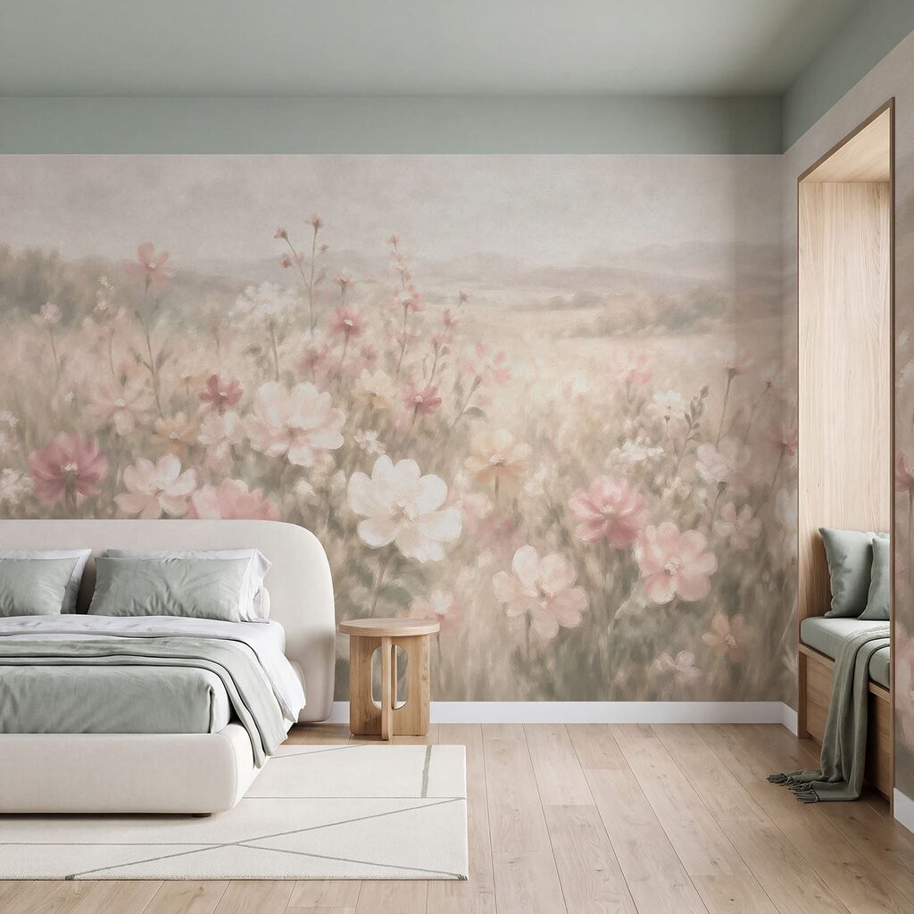 Flores silvestres al atardecer — interior 1