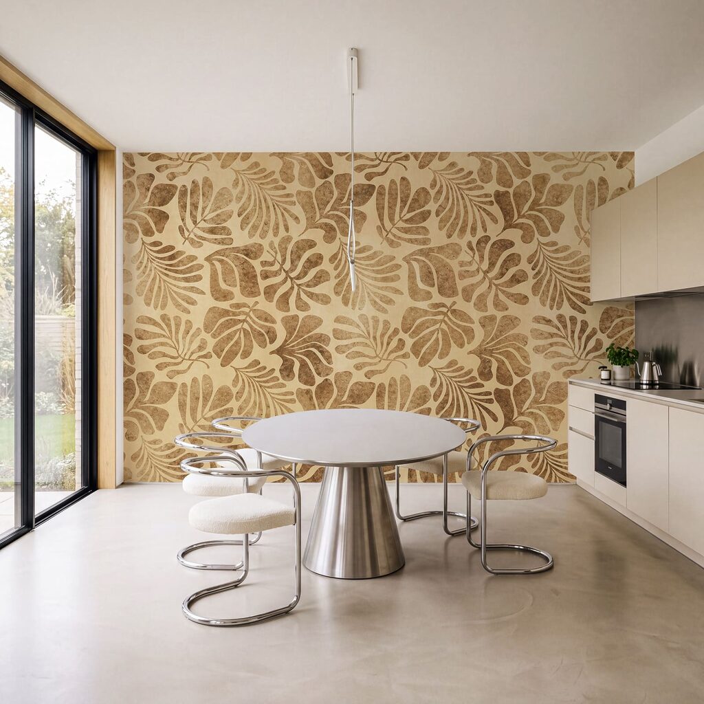 Hojas tropicales como huellas — interior 4