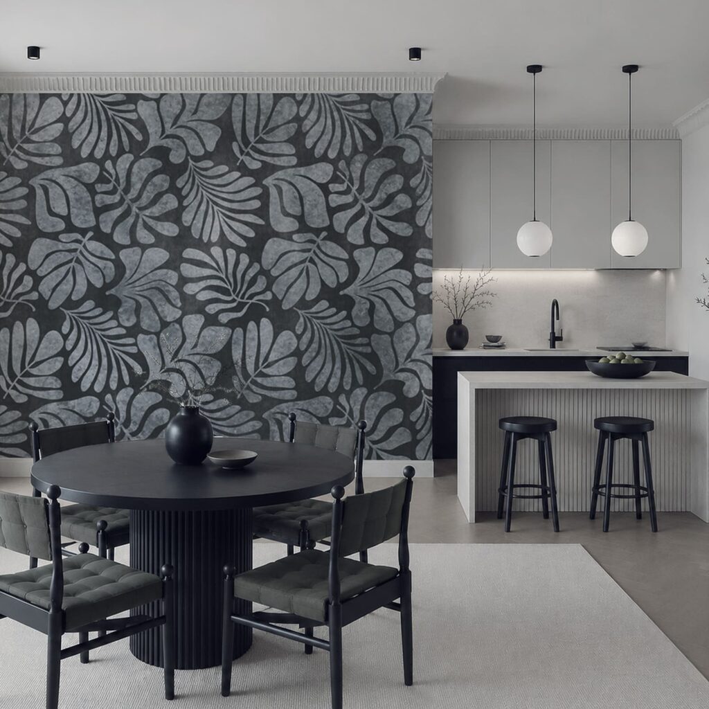 Hojas tropicales como huellas — interior 4