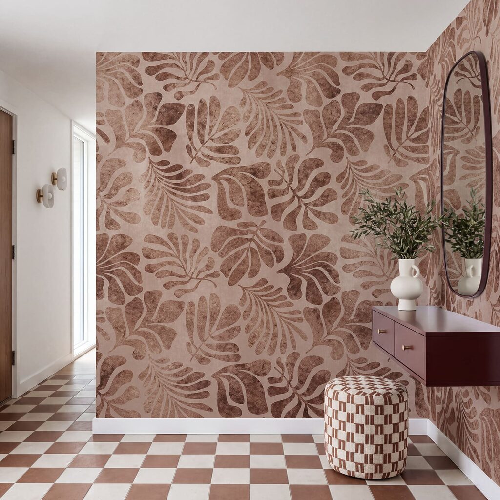 Hojas tropicales como huellas — interior 3
