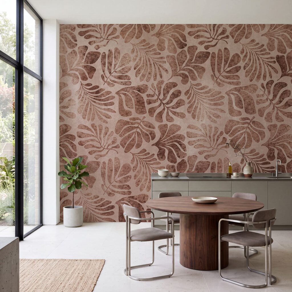Hojas tropicales como huellas — interior 4