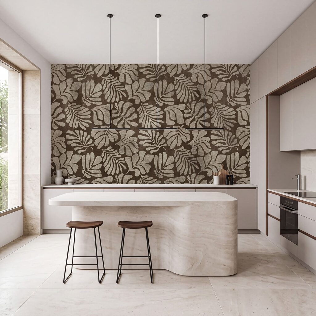 Hojas tropicales como huellas — interior 4