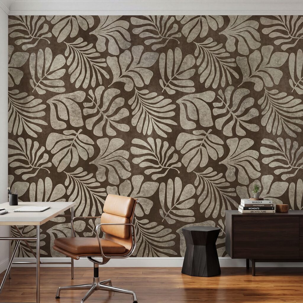 Hojas tropicales como huellas — interior 5