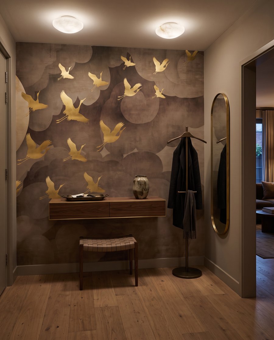 Aves doradas y luna — interior 6