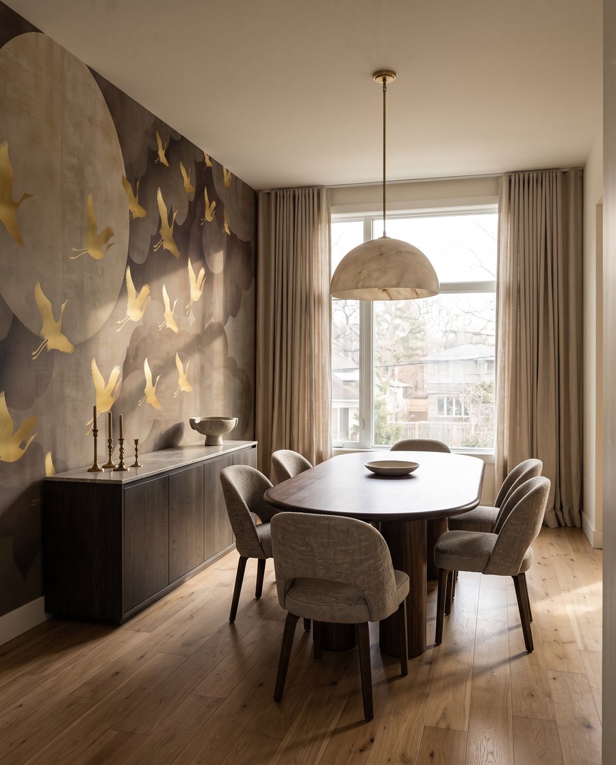 Aves doradas y luna — interior 7