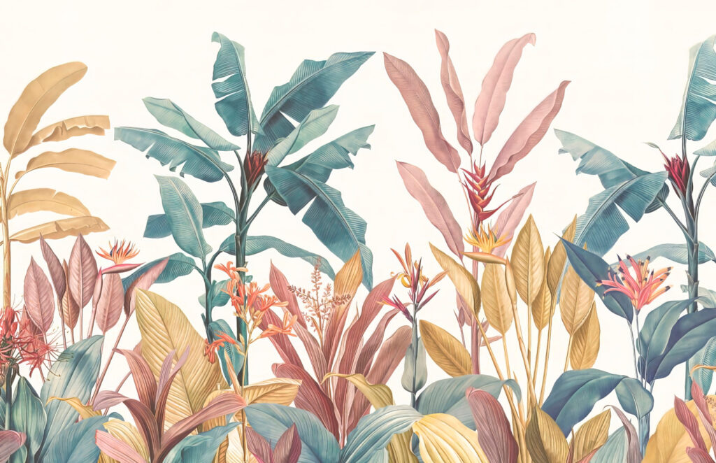 Jardín tropical — diseño completo