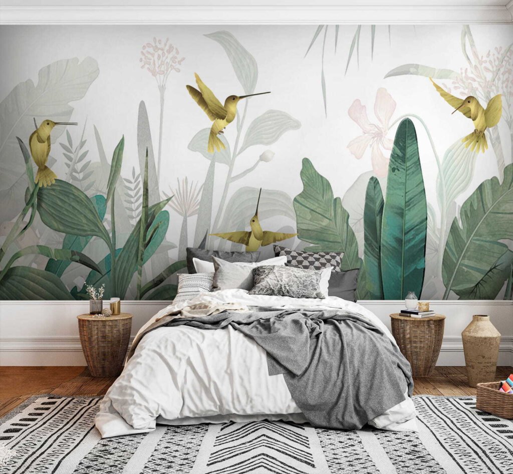 Colibríes entre las hojas — interior 3