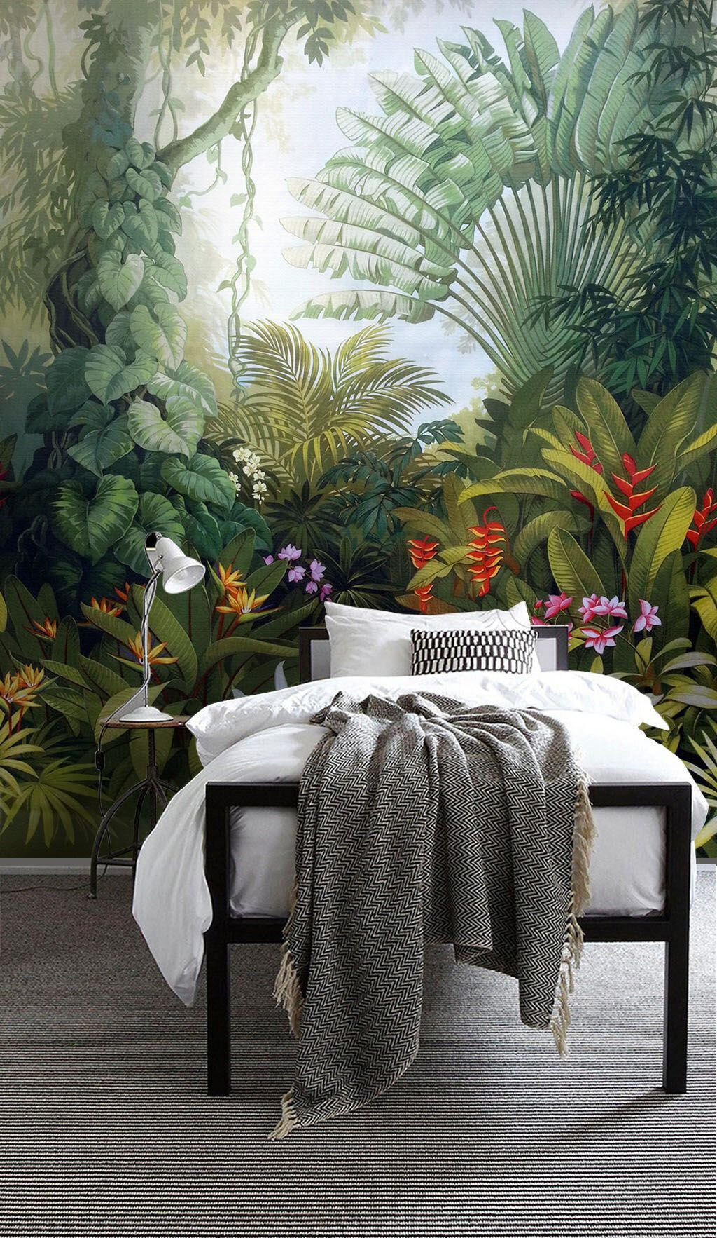 Jungla florecida al amanecer — interior 1