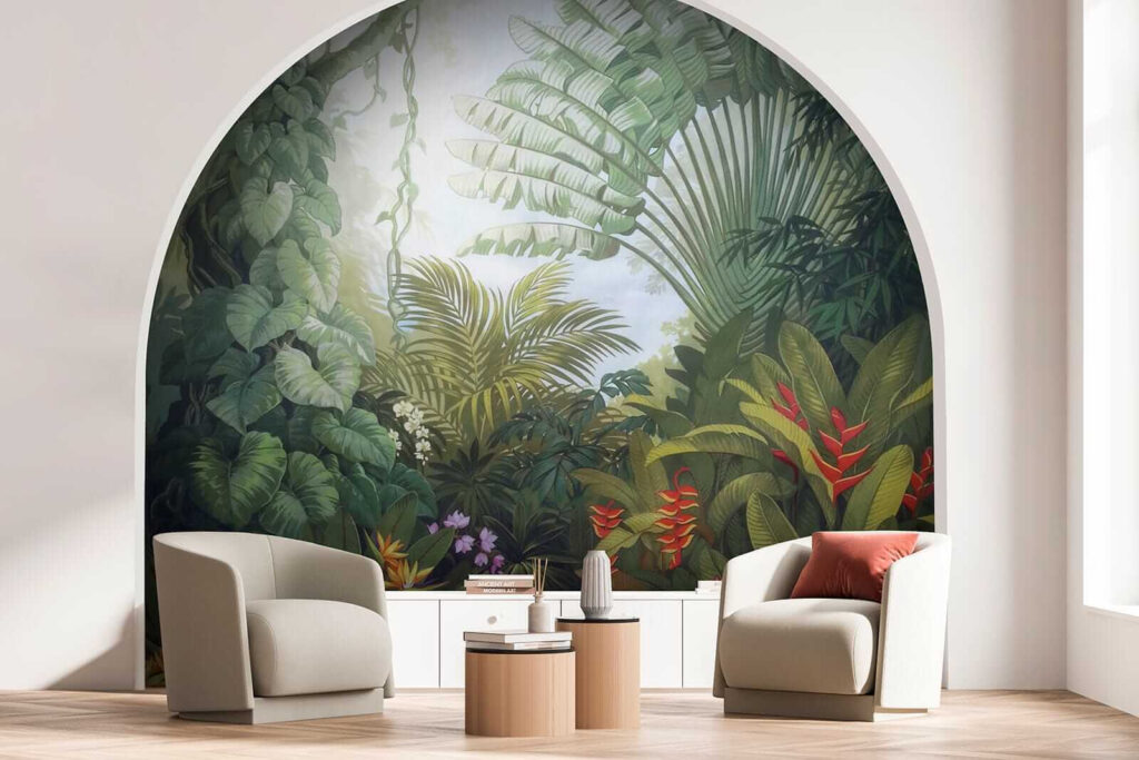 Jungla florecida al amanecer — interior 5