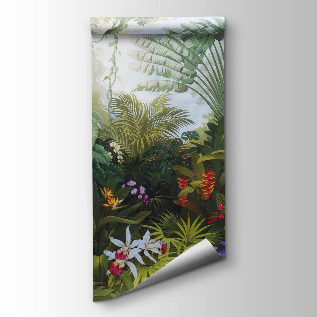 Jungla florecida al amanecer — vista del producto